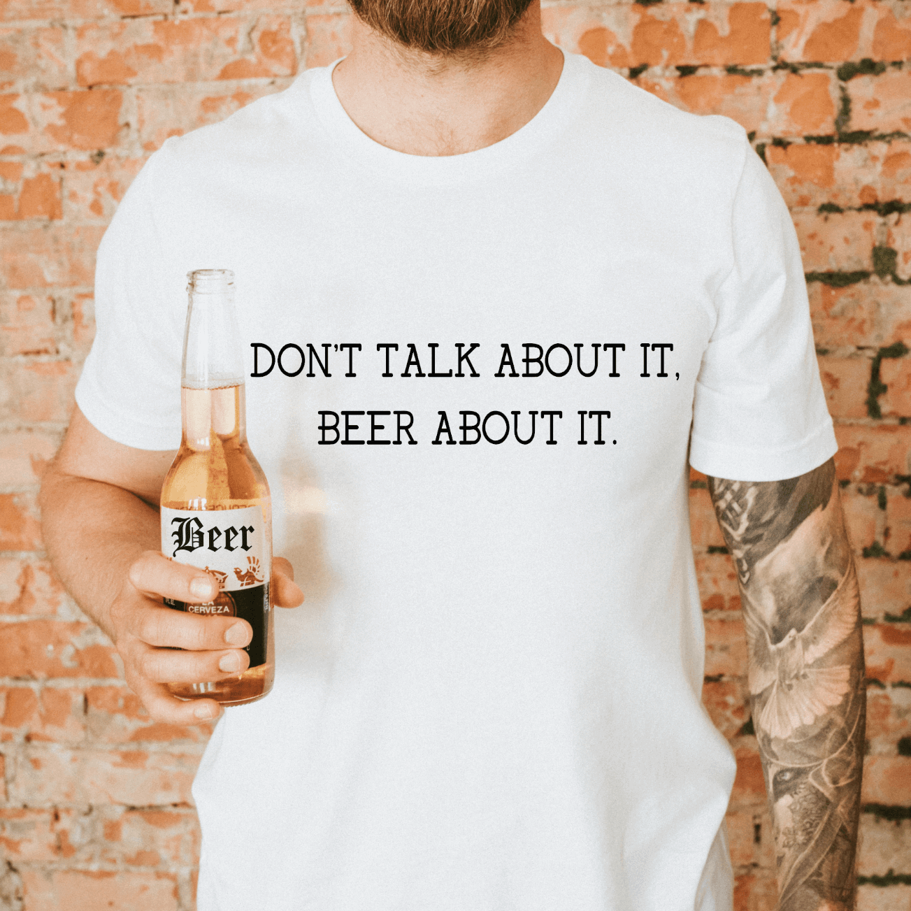 BEER About It Men's T-Shirt - White