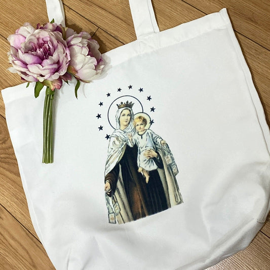 Carmelite 13" Reusable Tote Bag