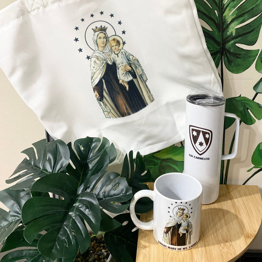 Carmelite 13" Reusable Tote Bag