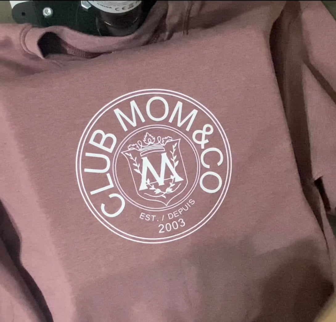 CLUB MOM&CO - Women's Customizable Sweatshirt