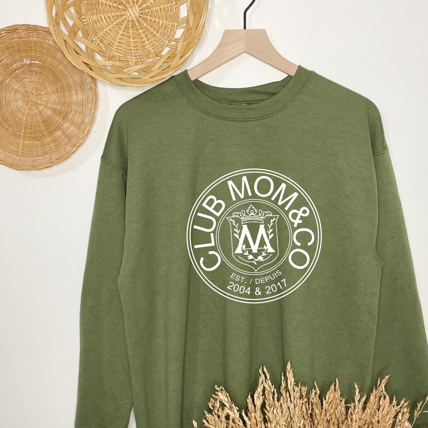 CLUB MOM&CO - Women's Customizable Sweatshirt