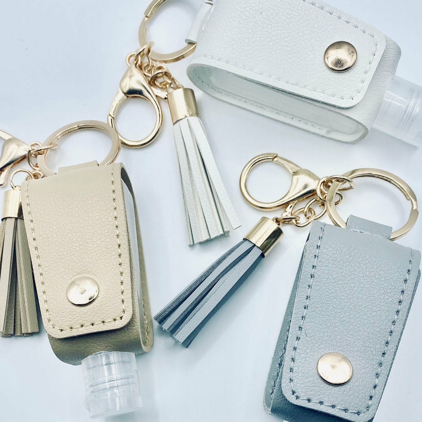 Sanitizer Bottle Keychain (Customizable)