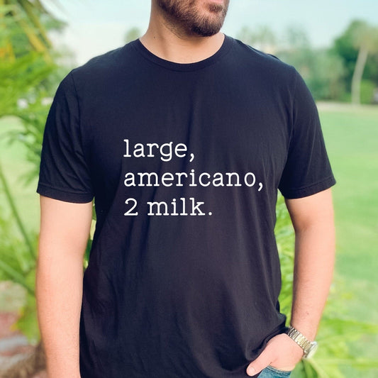 Custom Drink Order Men's T-Shirt - Black