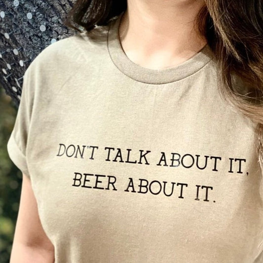 BEER About It Women's Tee - Sand